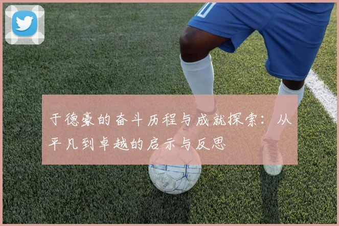 于德豪的奋斗历程与成就探索：从平凡到卓越的启示与反思